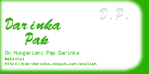 darinka pap business card